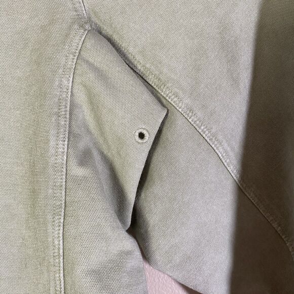 Lululemon Men's Large Commission Long-Sleeve Shirt Enzyme Dye Green  LM3DJOS - Picture 9 of 14